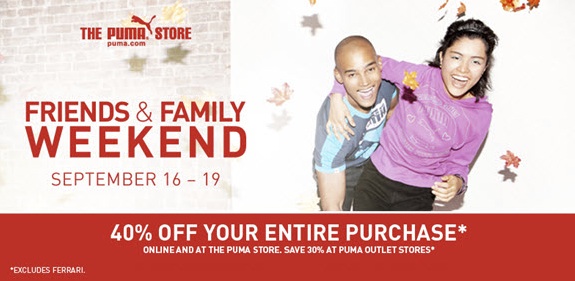 40% off Everything at Puma Store Coupon 