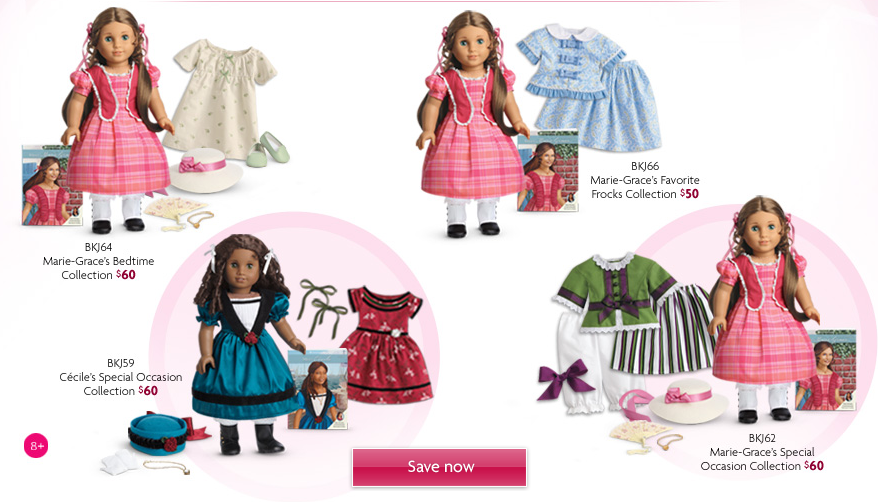 american girl marie grace outfits