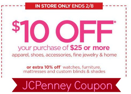 JCPenney Printable Coupon
