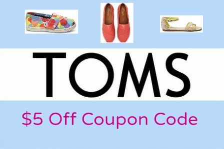 coupon code for toms