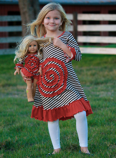 matching kid and doll clothes