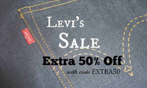 levis 50 off sale