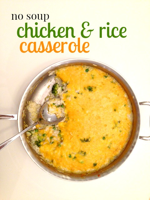 Chicken and rice recipe without soup