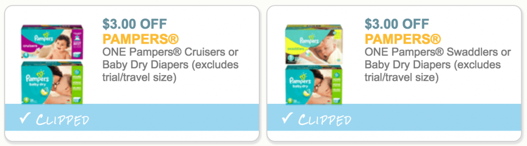 $3 off pampers diapers coupons