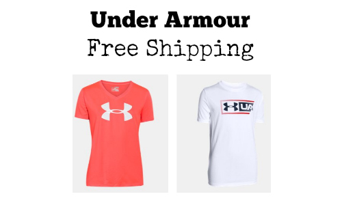 under armour free shipping coupon