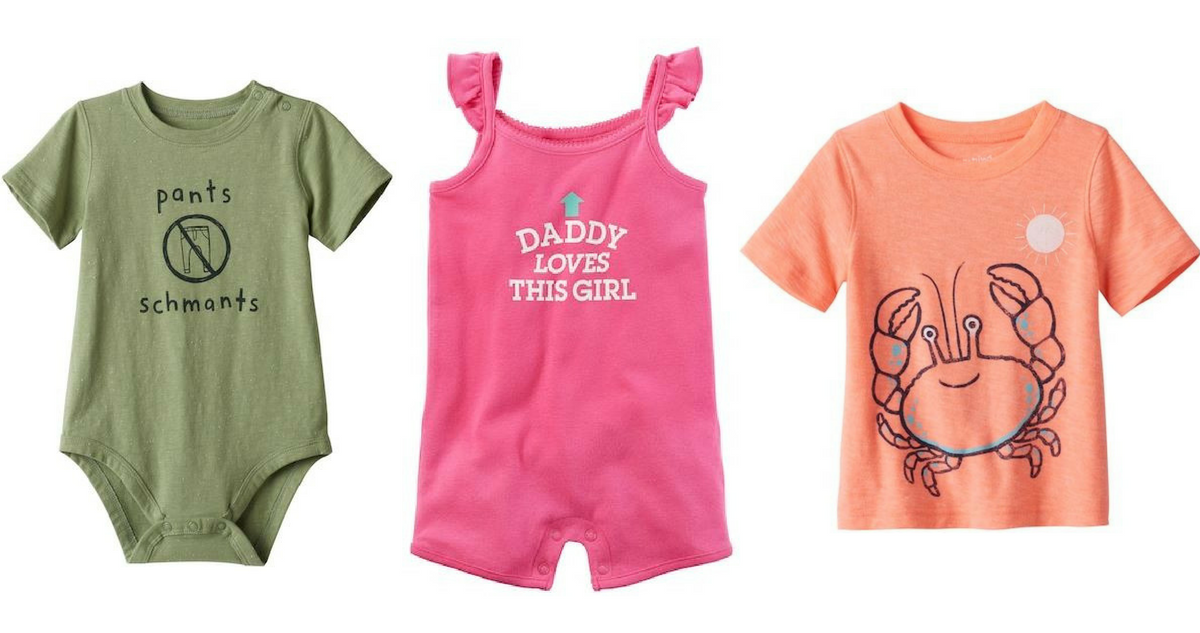 baby clothes at kohl's