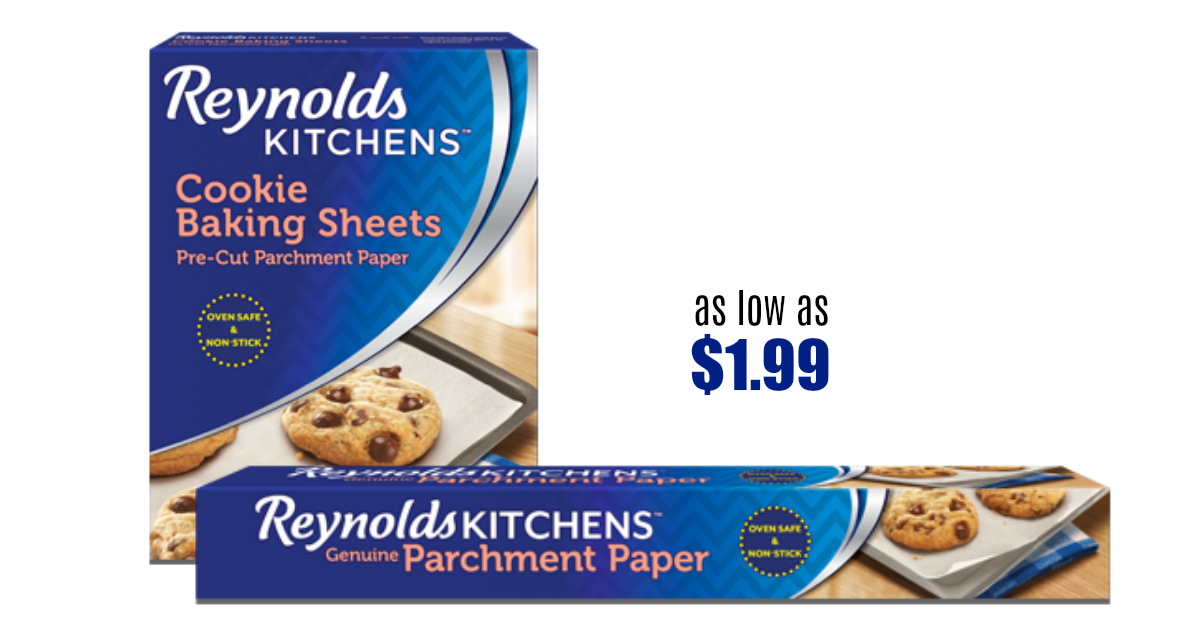 Reynolds Kitchens Cookie Baking Sheets Pre-Cut Parchment Paper 22