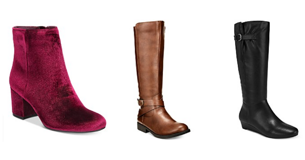 macy's boots for ladies