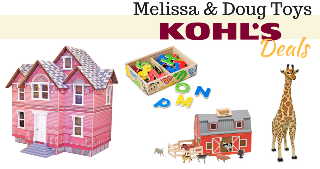 kohl's melissa and doug coupon