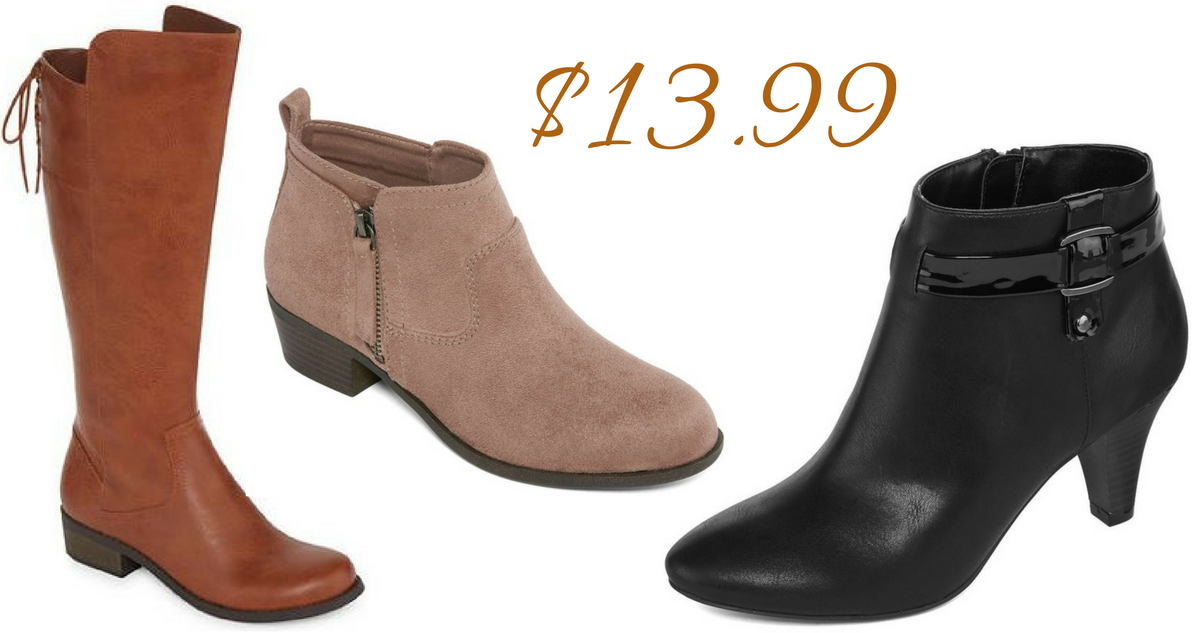 JCPenny Deal | Women's Boots for $13.99 
