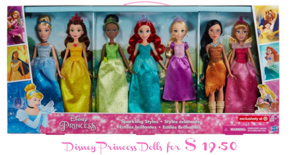 disney sparkling princess dolls