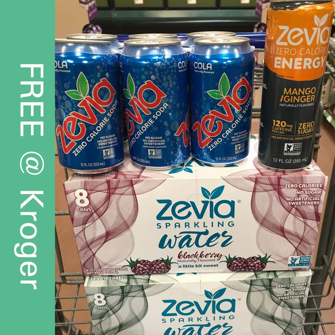 Free Zevia Soda, Energy Drinks & Sparkling Water at Kroger Southern