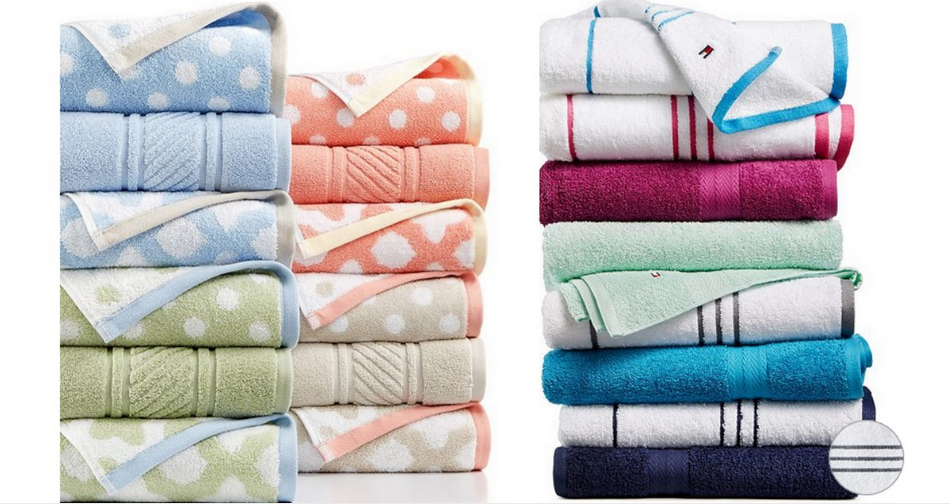 MACYS - Tommy Hilfiger All American II Cotton Bath Towel $4.99 Each