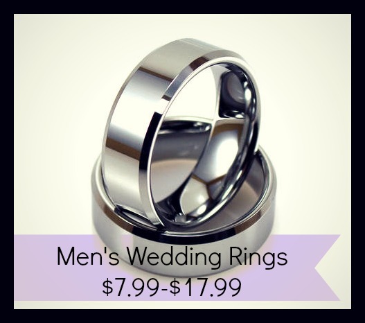  Wedding  Rings  for Men  7 99 Shipped Southern Savers