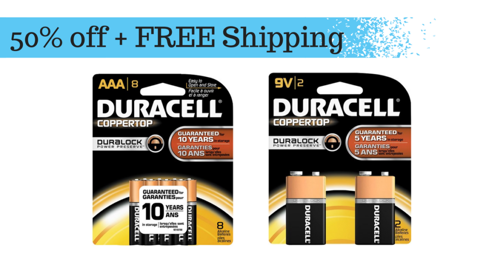 Duracell Coupons AA/AAA 8 Packs for 4.99 at BiLo or Harris Teeter