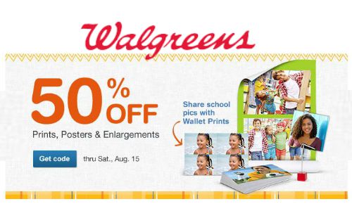 Walgreens Photo 50 Off Prints Posters Southern Savers