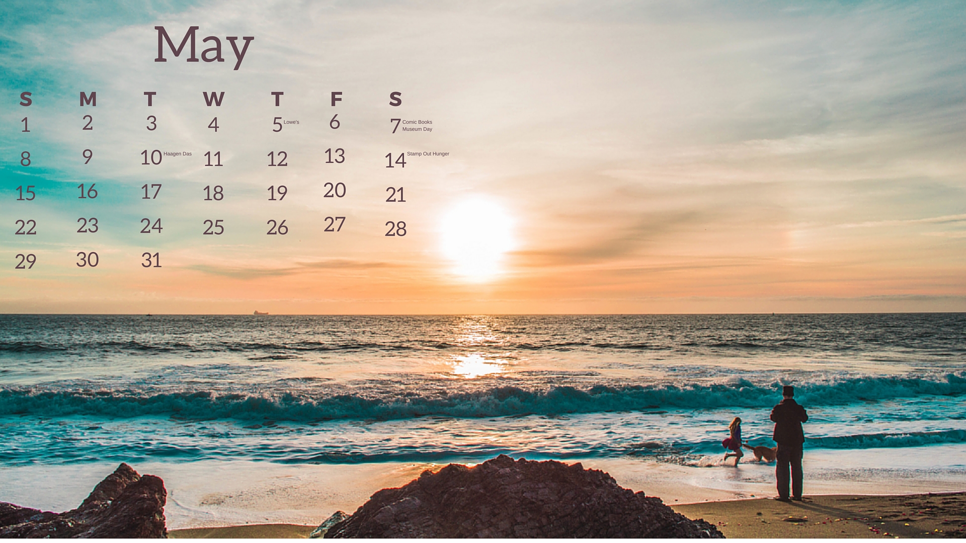 custom desktop photo calendar