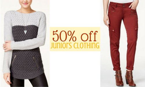 Macy&#39;s Sale | 50% off Juniors Clothing :: Southern Savers