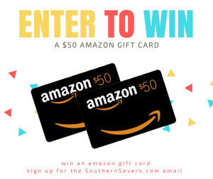 Amazon Gift Card Giveaway + Email Giveaway Winners :: Southern Savers