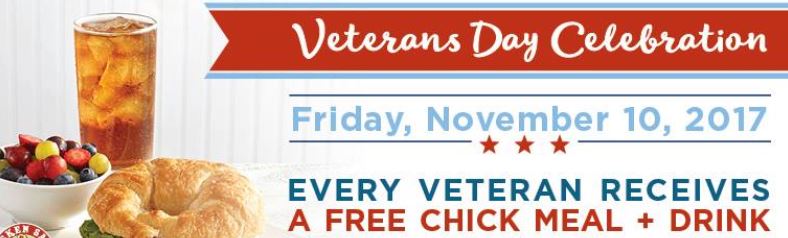 Veterans Day Free Meals, Discounts & More :: Southern Savers