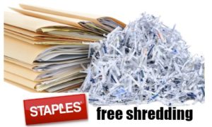 Free Shredding At Staples :: Southern Savers