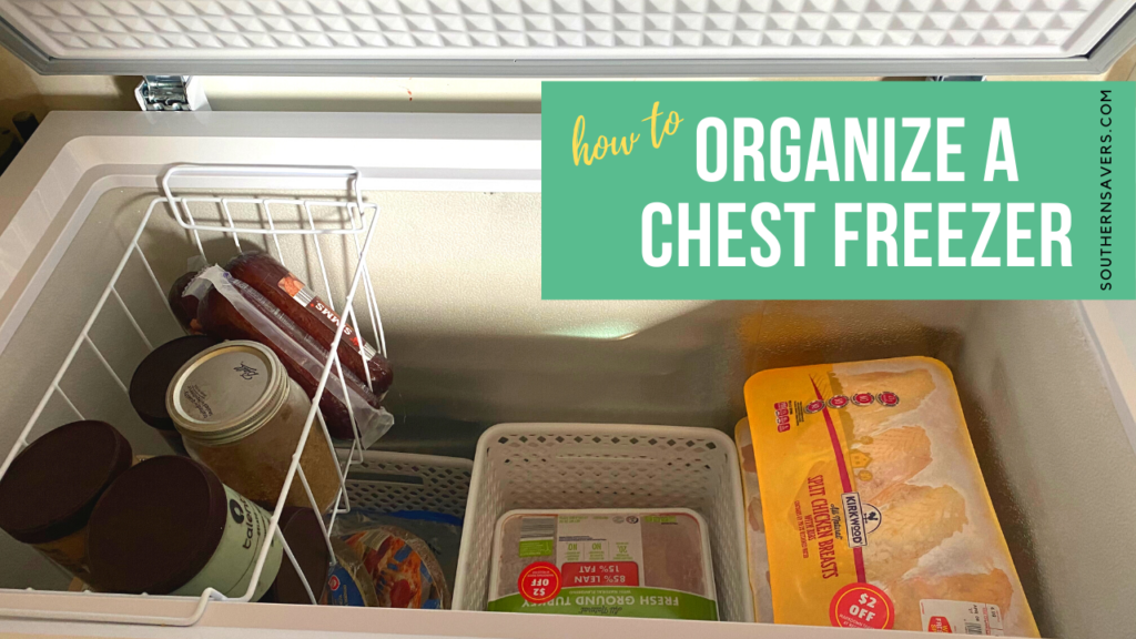 How I Organised My Chest Freezer - Organised Pretty Home
