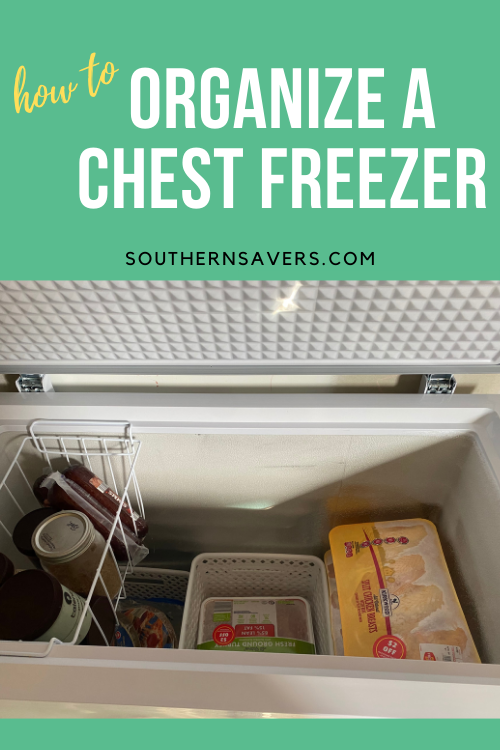 An extra freezer is a great way to save money, so here are four steps to organize a chest freezer so nothing goes to waste!