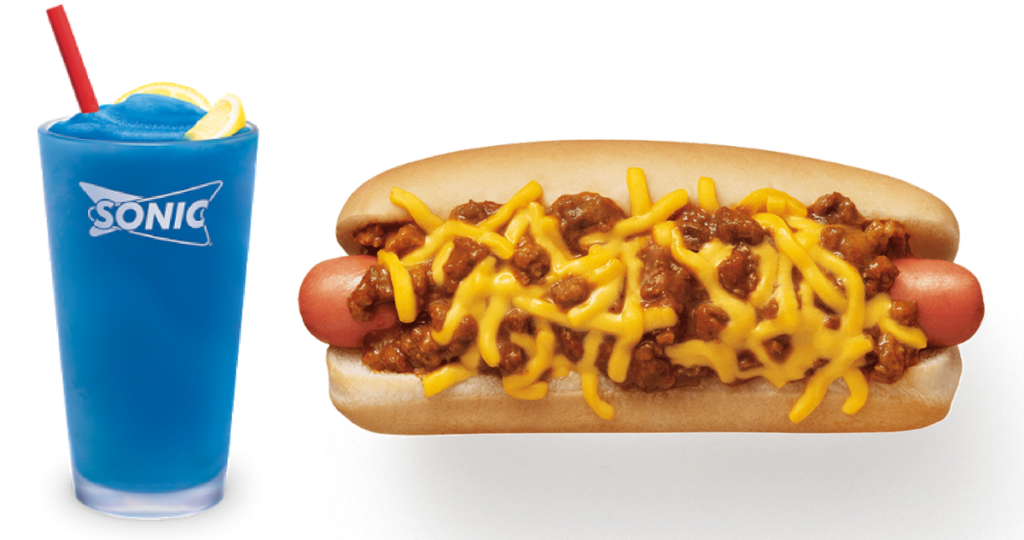 Sonic Drive-In | $1 Chili Cheese Coneys + Free Slush :: Southern Savers