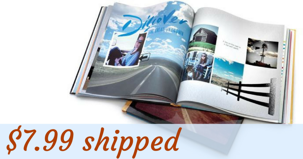 Shutterfly Photo Book with Unlimited Pages For 7.99 Shipped