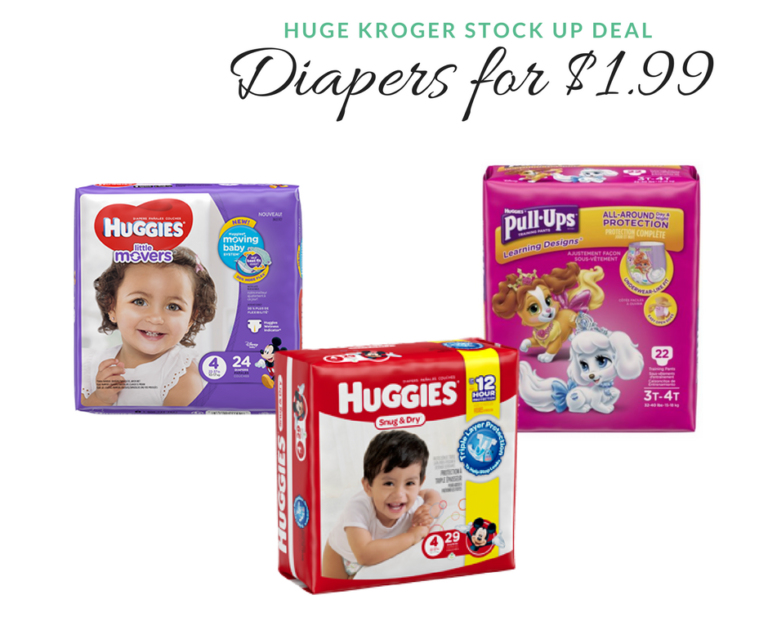 Last Chance for $1.99 Huggies Diapers at Kroger :: Southern Savers