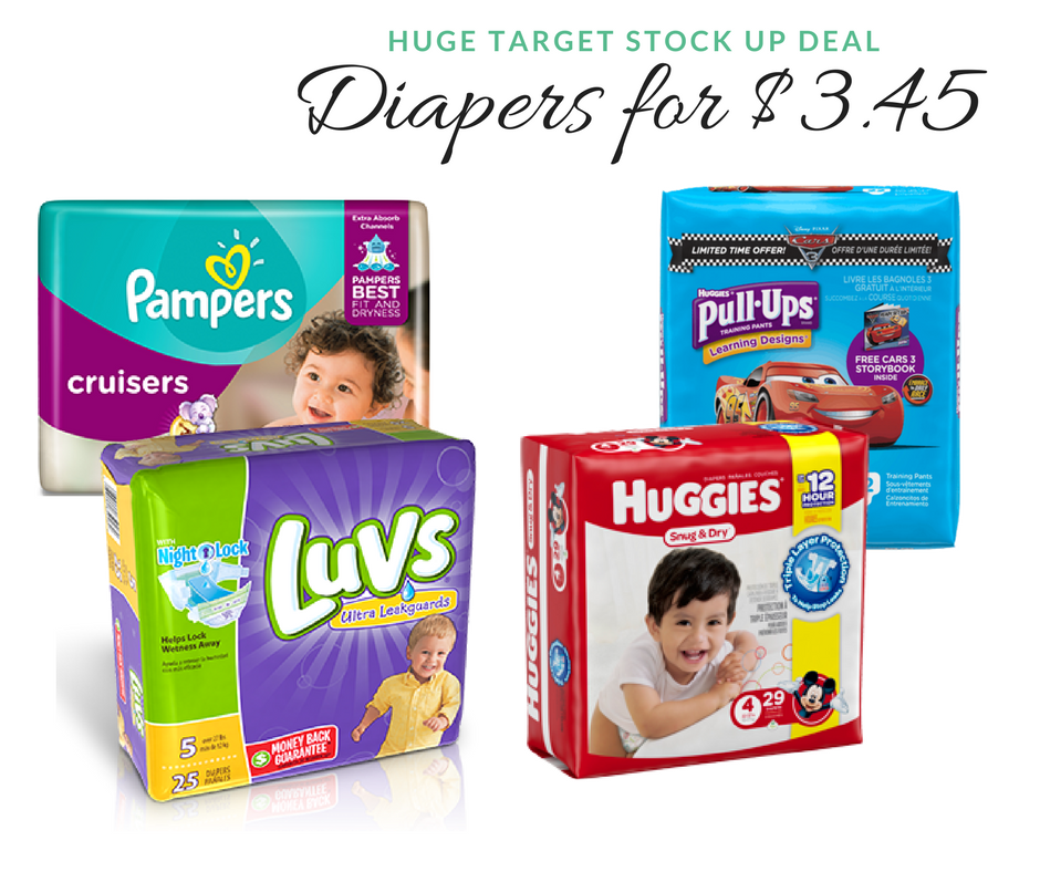 Huge Target Diaper Deal - Huggies, Pampers & Luvs for $3.45 each ...