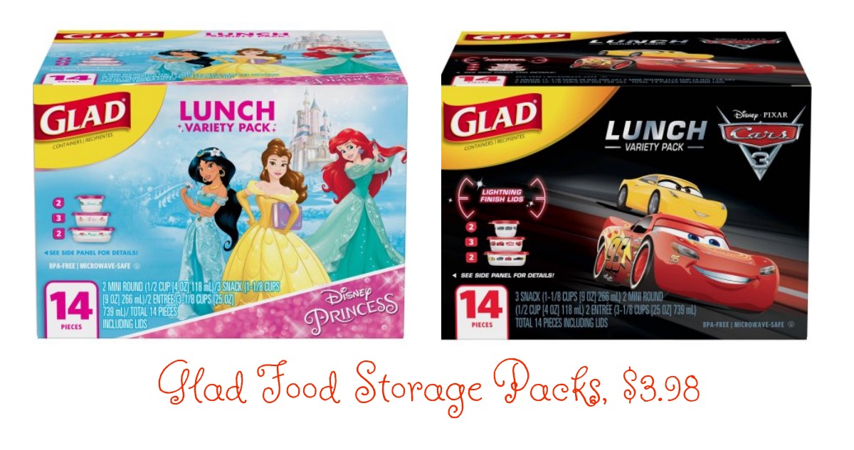 Walmart.com: Glad 14-Piece Disney Food Storage Containers Only