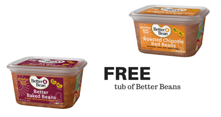 FREE tub of Better Beans :: Southern Savers