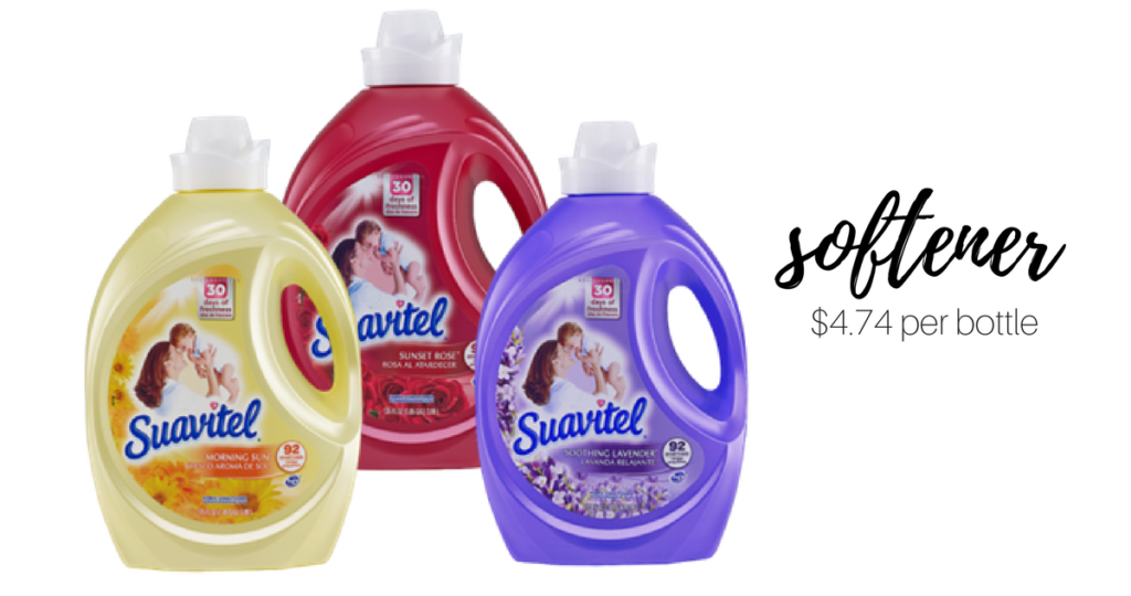 Suavitel Fabric Softener, 4.74 Per Bottle Southern Savers