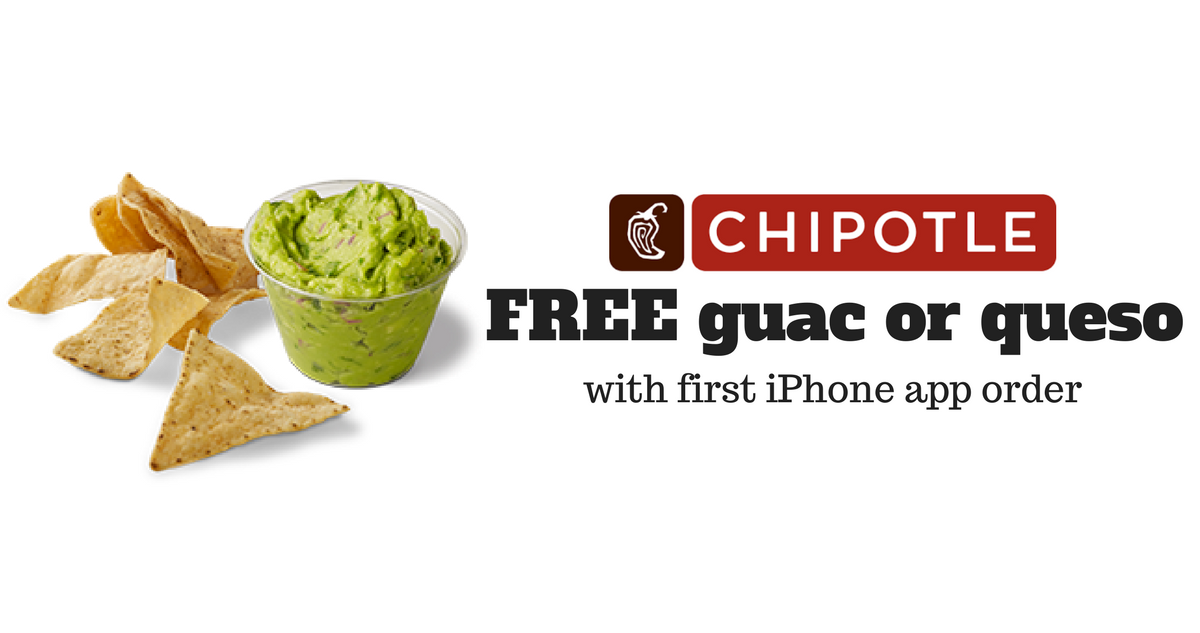 Chipotle Deal: Free Chips & Guac or Queso :: Southern Savers
