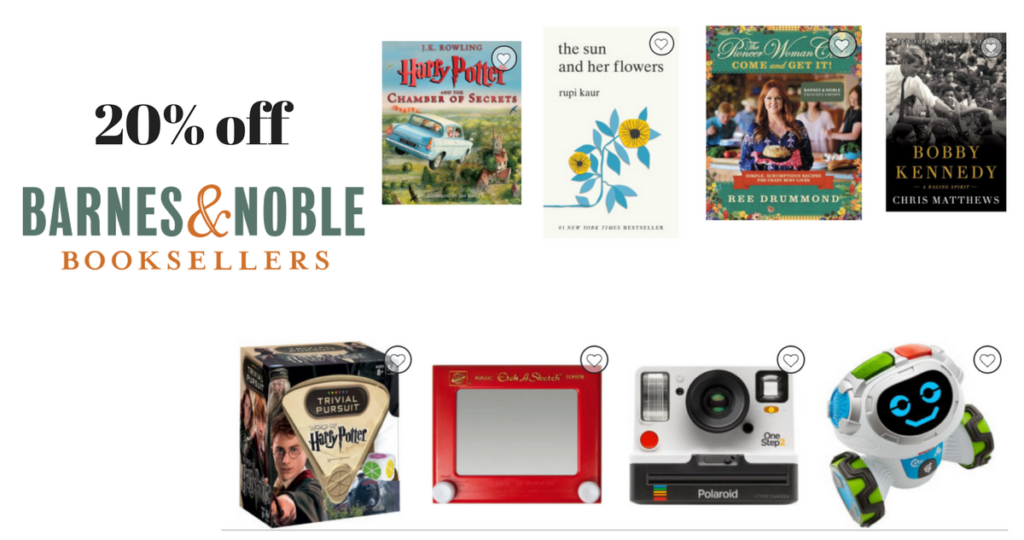 Barnes & Noble 20 off 50+ Orders + Free Shipping Southern Savers
