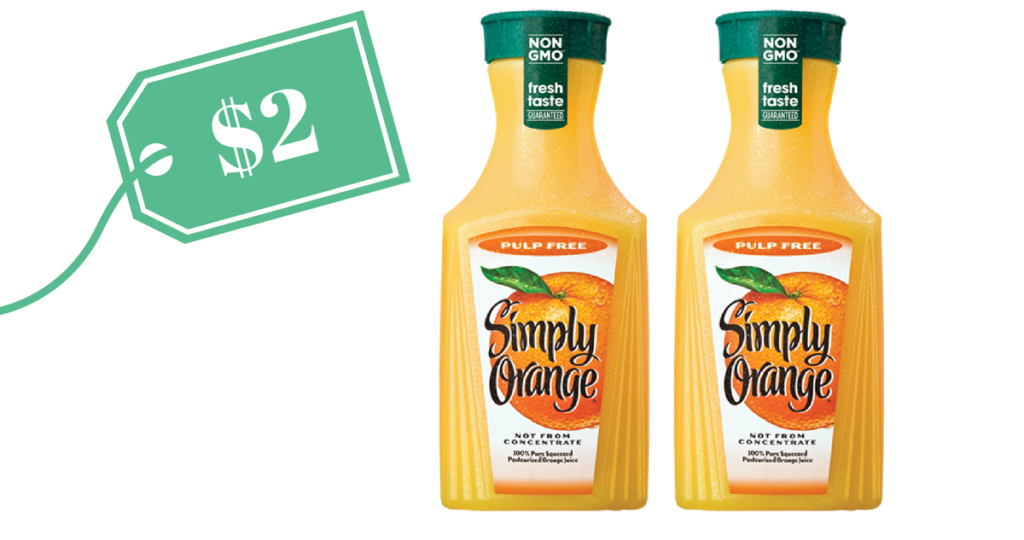 Simply Orange Juice Coupon = 2 at Various Stores Southern Savers