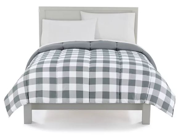 down alternative reversible comforter