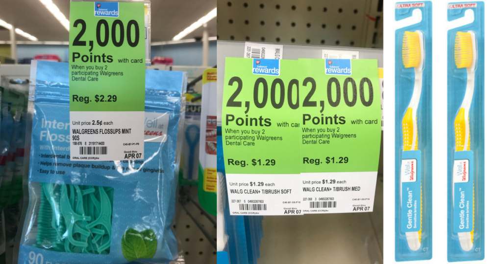 Walgreens Bonus Rewards Makes for 29¢ Toothbrushes Southern Savers