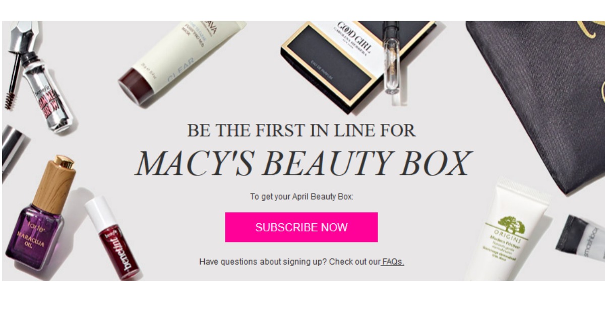 Macy's Beauty Box for 15 Shipped Southern Savers