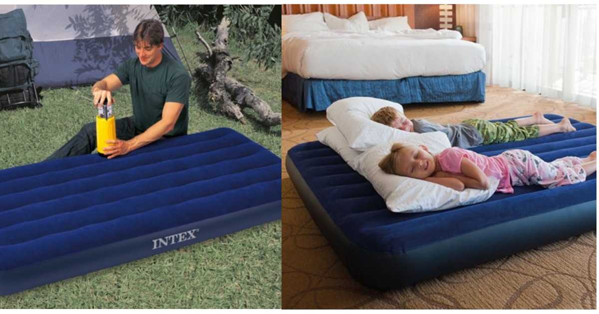 twin air mattress with car adapter