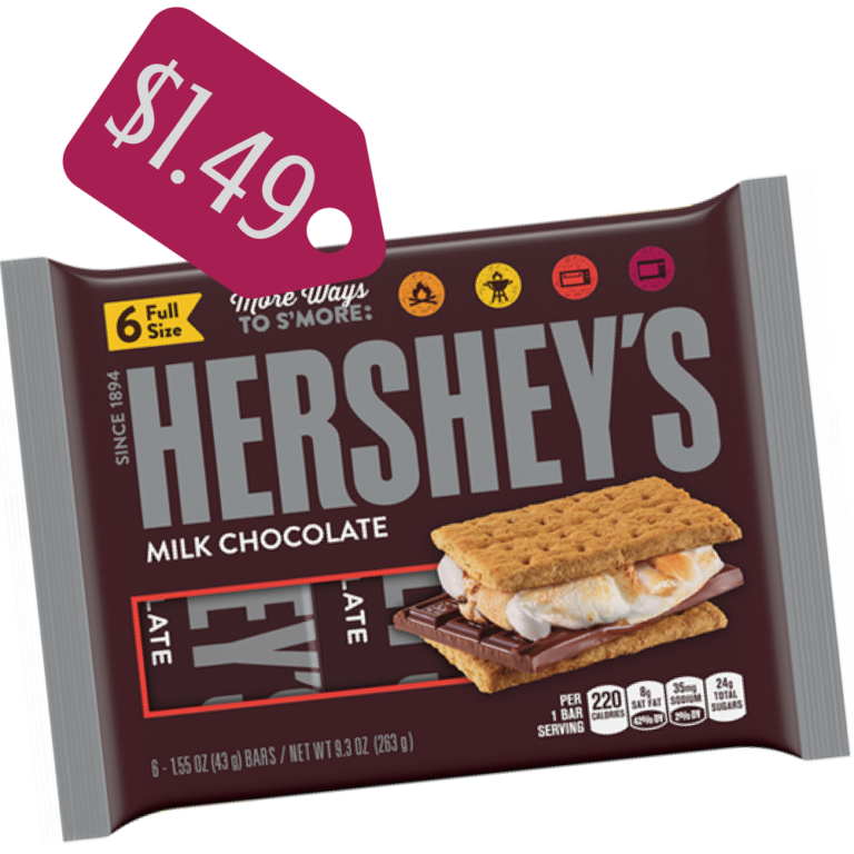 Rite Aid Deal 6 Ct. Hershey's Chocolate Bars for 1.49 Southern Savers