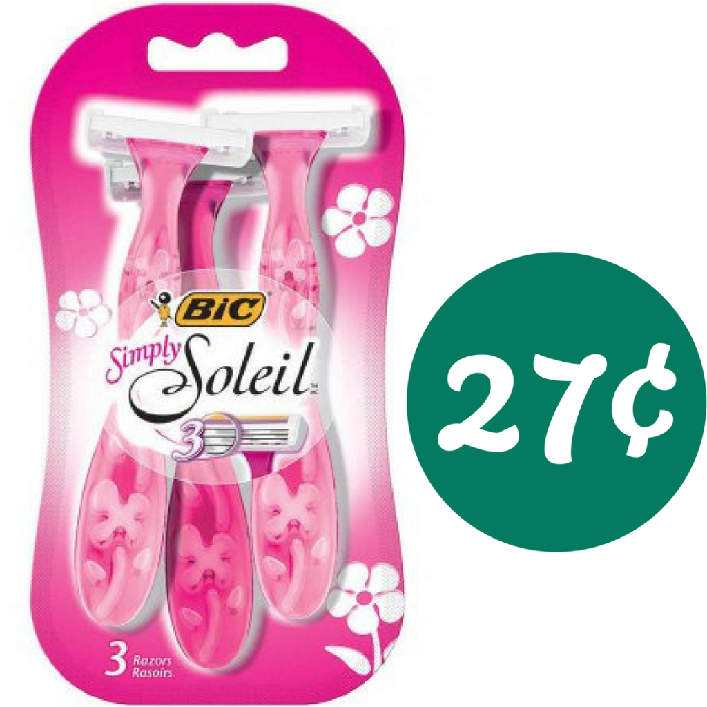 BIC Coupon Simply Soleil Women’s Disposable Razors for 27