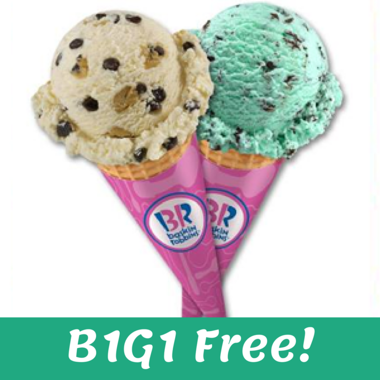 B1G1 Baskin Robbins Ice Cream Cones :: Southern Savers