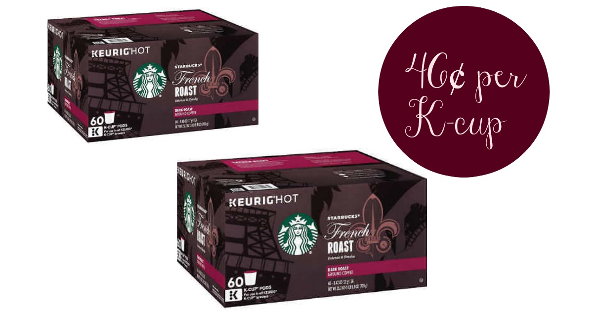 Starbucks French Roast Coffee K-Cups for 46¢ :: Southern Savers