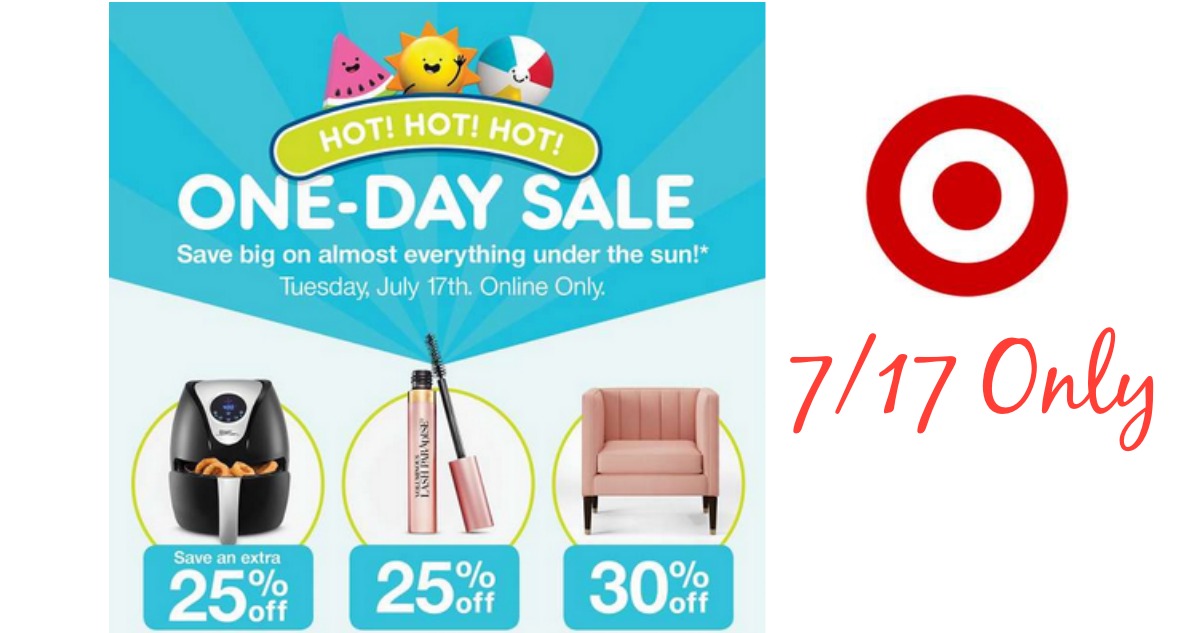 Target One-Day Sale on 7/17 :: Southern Savers