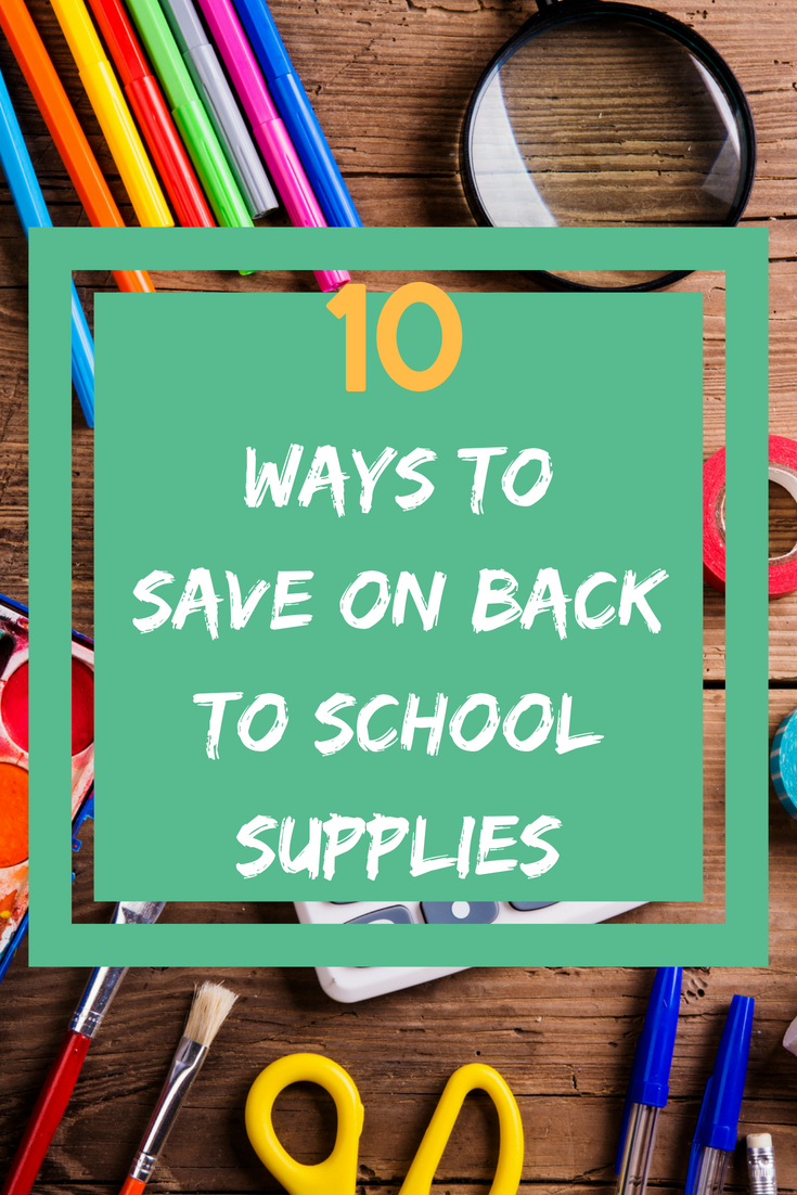 10 Ways To Save on Back To School Supplies :: Southern Savers