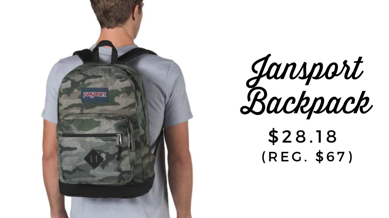 Kohl's Coupon Codes Makes JanSport Backpack 28.18 Shipped