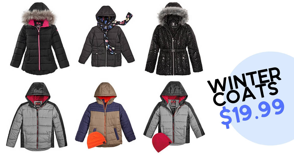 Macy's Sale: Kids Winter Coats for $19.99 :: Southern Savers