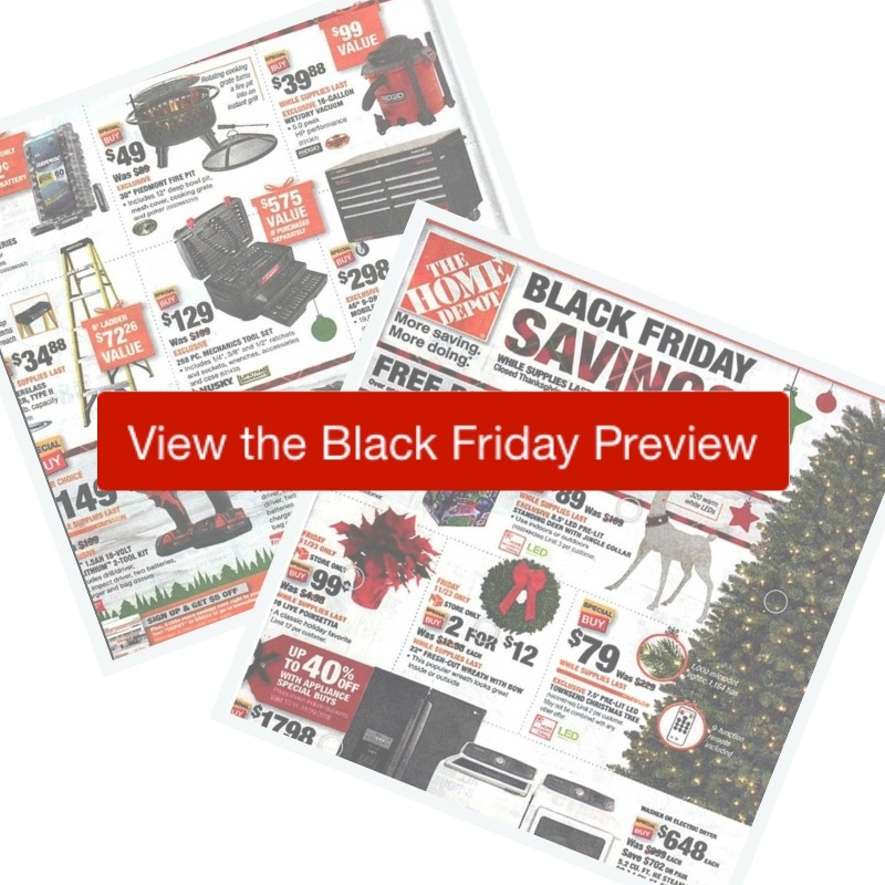 2018 Home Depot Black Friday Ad :: Southern Savers